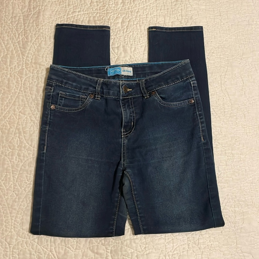 Girls Dark Wash Levi’s Skinny Jeans